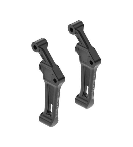 Club Style Radial Brake Caliper Adapter For 330 mm rotors Gloss Black Anodized Dual Disc Front