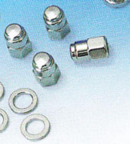 Set completo bulloneria cromata per base cilindro per Harley Sportster dal 1957 al 1984