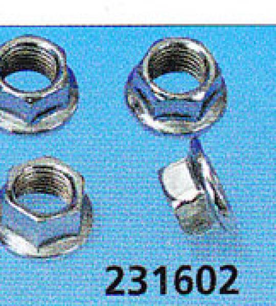 Set dadi cromati per base cilindro per Harley Big Twin Evolution dal 1978 al 1984