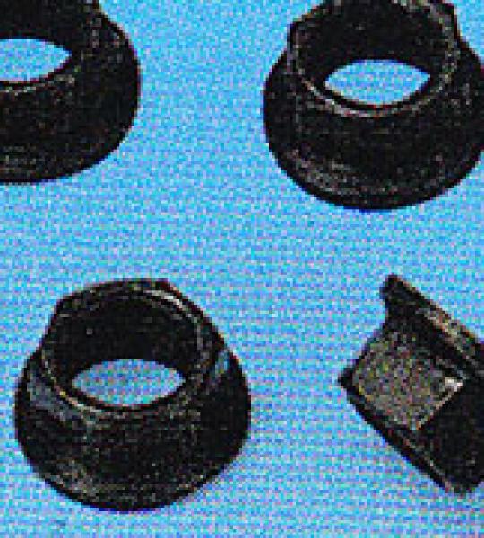 Set dadi ossido neri per base cilindro per Harley Big Twin Evolution dal 1978 al 1984