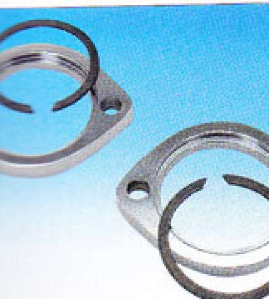 KIt flange di montaggio scarichi per Harley Davidson Bog Twin Evolution dal 1984 al 1999, Twin Cam dal 1999 ad oggi e Sportster Evolution dal 1986 ad oggi