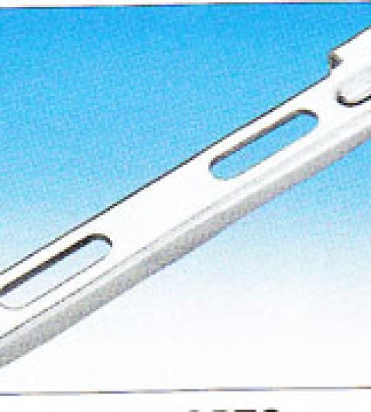 Staffa di supporto universale in acciaio cromato per selle