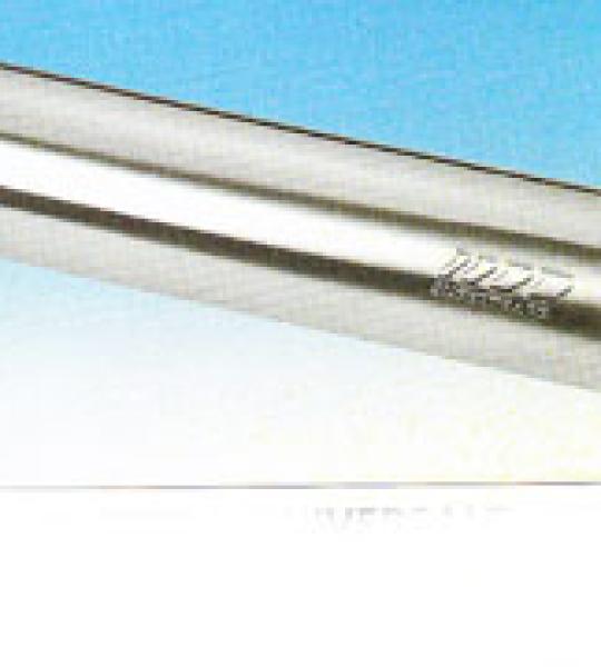 Terminale da corsa universale lungo Supertrapp in acciaio inossidabile satinato con innesto da 2 e lungo 483mm