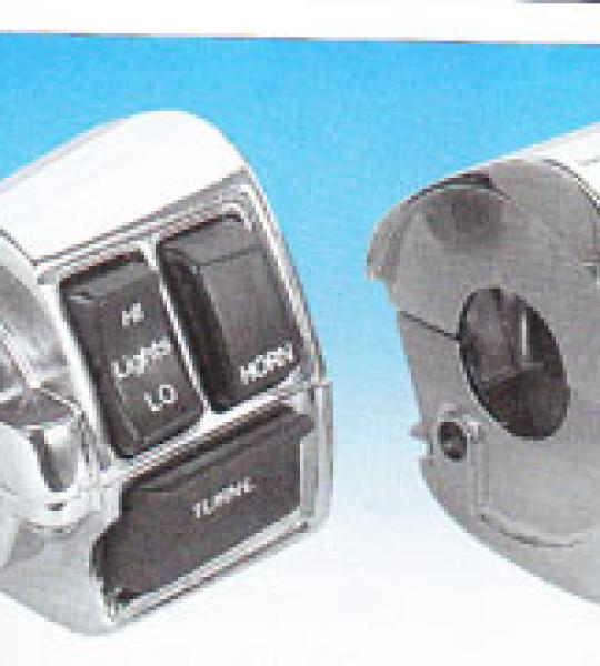 Set cablaggi lato destro e sinistro con interruttori neri per Harley davidson Big Twin e Sportster dal 1982 al 1995