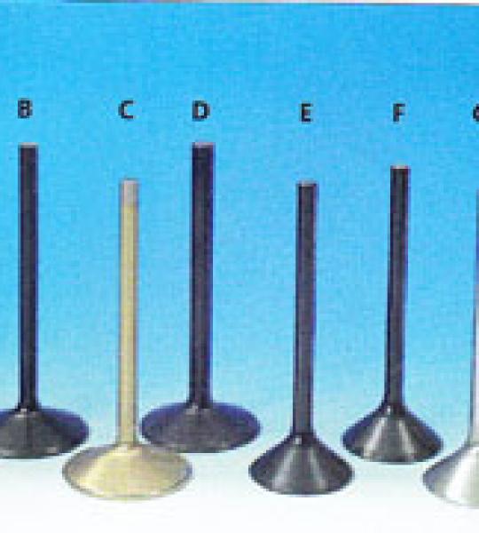 Valvola scarico Black Diamond D. testa 1.850, D.gambo 3747, profilo 29° lung 5.000. FIGURA H