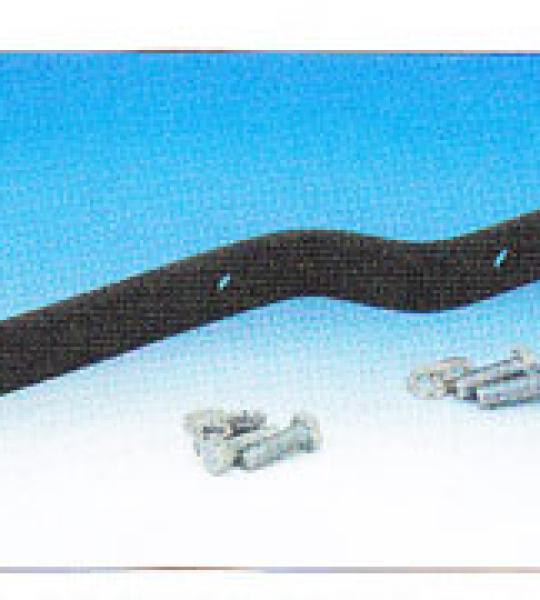 Staffa di supporto nera per scarichi Cycle Shack e Drag pipe