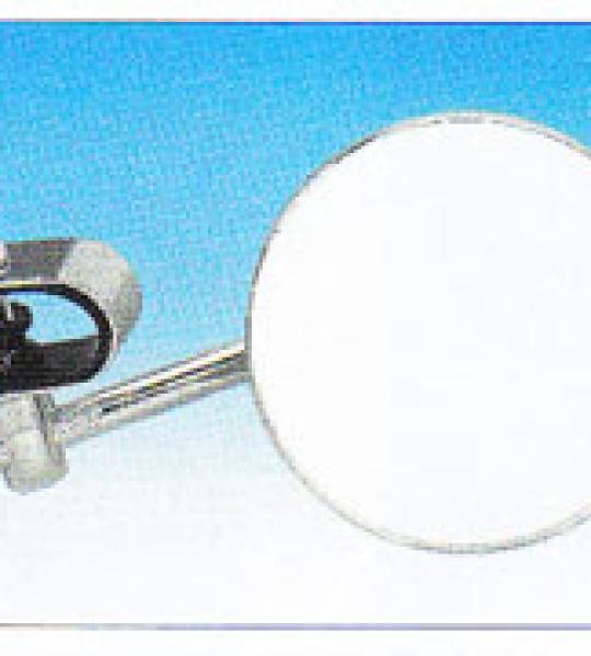 Specchio cromato dx/sx universale con D.10 e lunghezza stelo 10cm