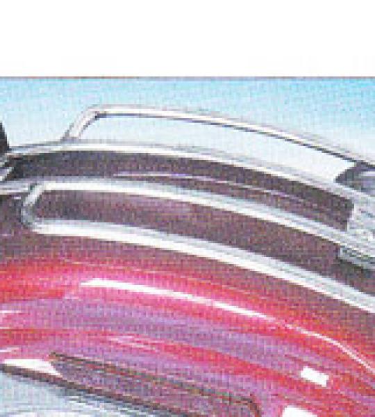 Portapacchi "solo" cromato per Harley Davidson XL dal 1985 al 2003