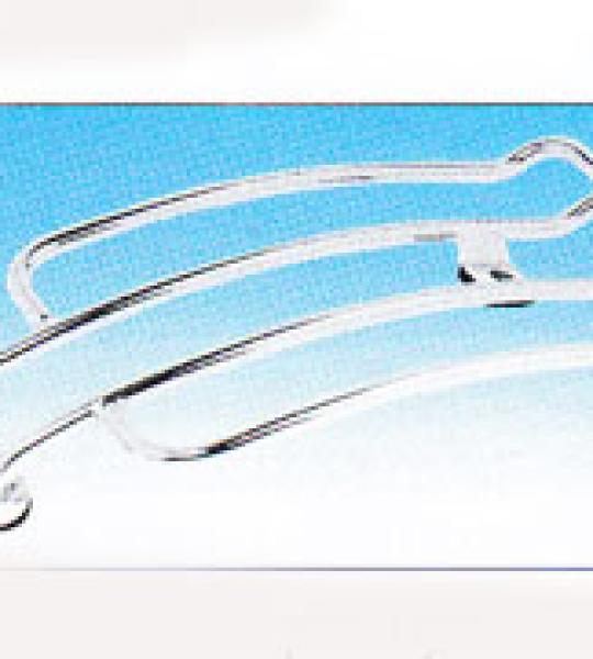 Portapacchi "solo" cromato per Harley Davidson FXDWG 1993-2005