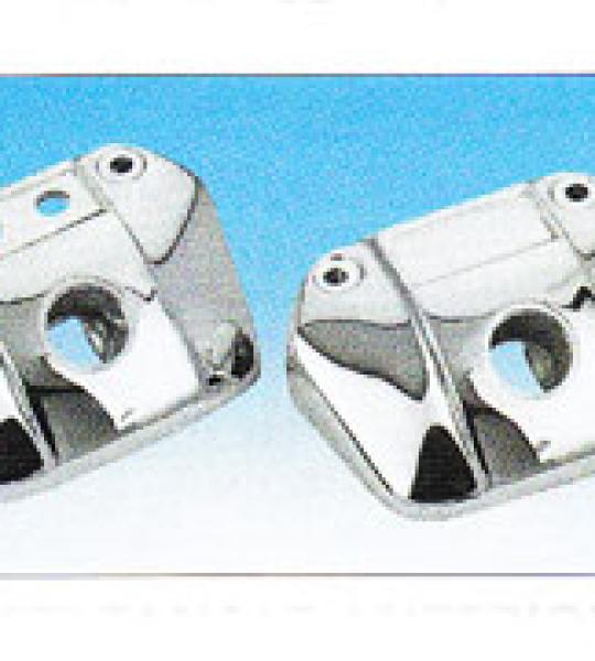 Supporto fanale anteriore cromato modelli con spie per Harley Dportster, X e FXR fino ad oggi