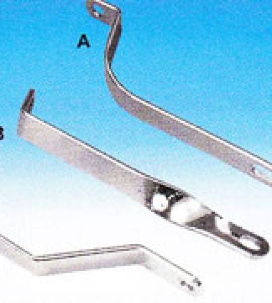 Staffa per carburatori SU cromata per Harley Davidson Sportster dal 1977 al 1985