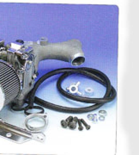 Kit con carburatori lucidati con collettore siamese lucidato per Harley  Davidson Twin Cam dal 1999 ad oggi