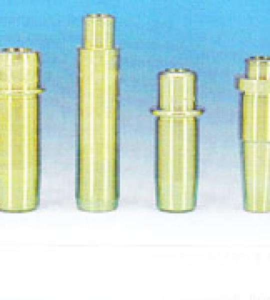 Guida valvola scarico maggiorata +003 Rowe ampco-45 in bronzo nichelato per Harley Big Twin Panhead e Shovelhead 1948-1979