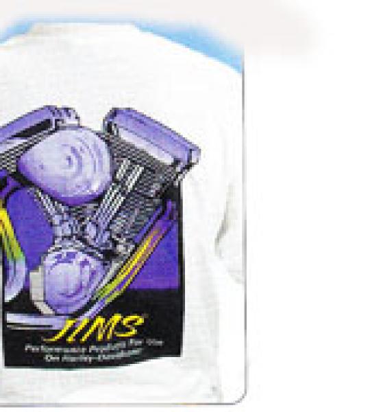 Maglietta Jims "Engine" colore bianco taglia L