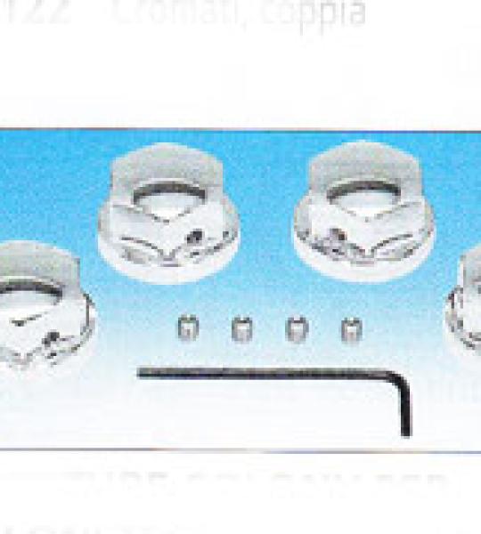 Set 4 coperture colony per bulloni testate per Harley Evolution e Twin Cam