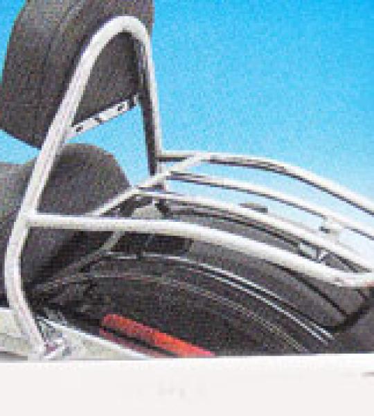 Portapacchi posteriore con Sissy bar itegrato per Harley Davidson Dyna dal 2009 ad oggi