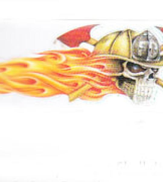 Kit decalco dx-sx Fire Deparment Skull