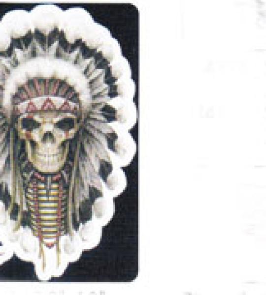 Mini Decalco0 Indian Skulls
