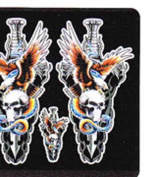 Kit decalco dx sx Eagle Skull Dagger 5.62x10.45