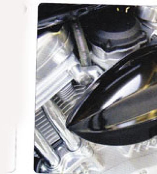 Kit di installazione filtro aria Meteor per modelli a carburatore Mikuni HSR per Harley Davidson Big Twin dal 1993 al 1999