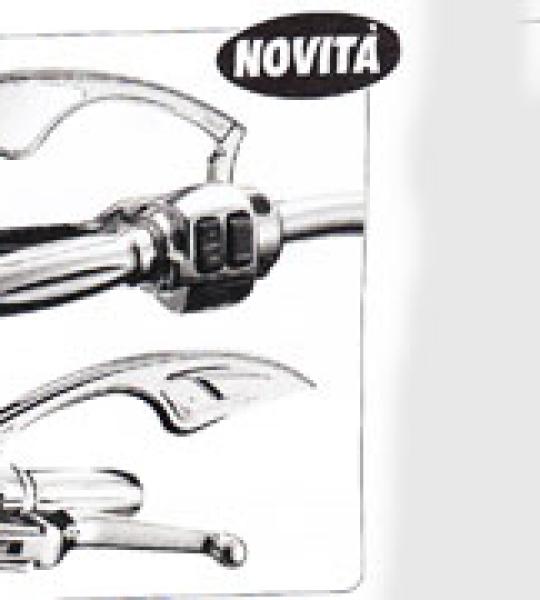Vetro di ricambio per specchio sx Mir Rebuffini in alluminio per Harley Davidson