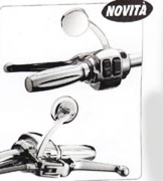Vetro di ricambio per specchio dx/sx Sherif Rubeffini e Sun Rubeffini per Harley Davidson