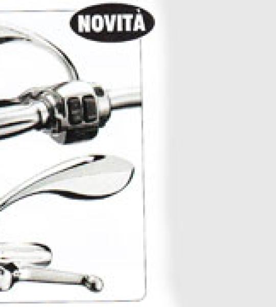 Vetro di ricambio per specchio sx Pegasus Rebuffini in alluminio per Harley Davidson