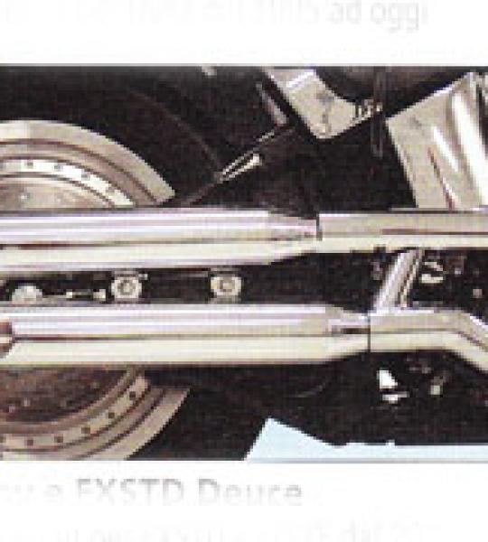 Kit terminali S&S Slip-On Tapared per Harley Davidson FLSTF Fat Boy e FXSTD Deuce dal 2007
