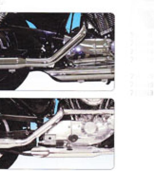 Kit terminali S&S Slip-On Tapared per Harley Davidson Sportster dal 1987 al 2003