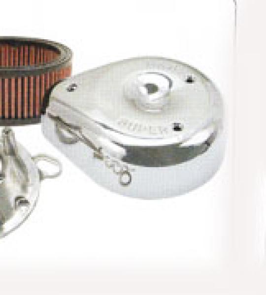 Kit filtro aria a goccia per corpi farfallati singoli da 58mm per teste di serie o teste S&S di serie e 4 di alesaggio