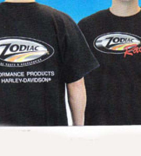 Zodiac Racing T-shirt taglia XL colore nero