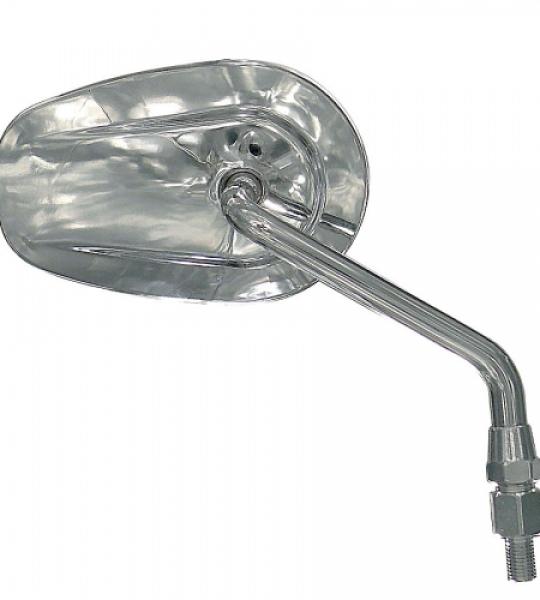 Specchio Cromato Universale DX Lunghezza Asta mm 134 per HarleyDavidson Vari Modelli