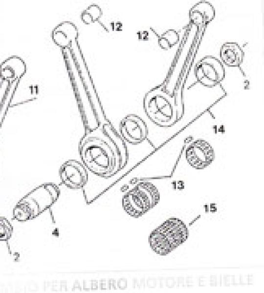 Set piste bielle maschio e femmina per Harley Sportster dal 1952 in poi Figura 14