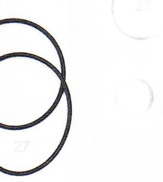 Kit 10 O-ring coperchio frizione James per Harley Big Twin 5 marce fine 1984-2006