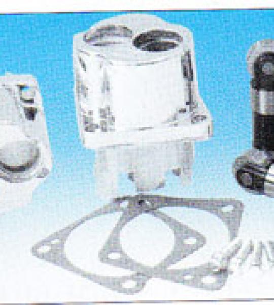 Kit punterie Powerglide Big Axle per aplicazione di serie finitura cromata per Harley Big Twin Evolution 1984-1999