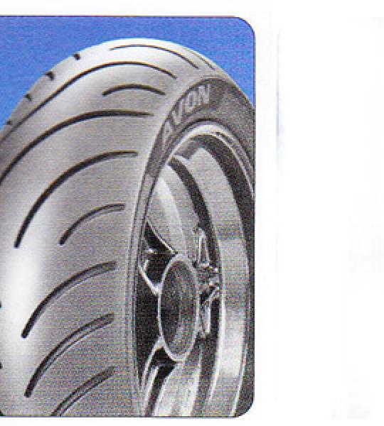 Pneumatico posteriore Avon Venom 170/80-H x 15 Tubeless