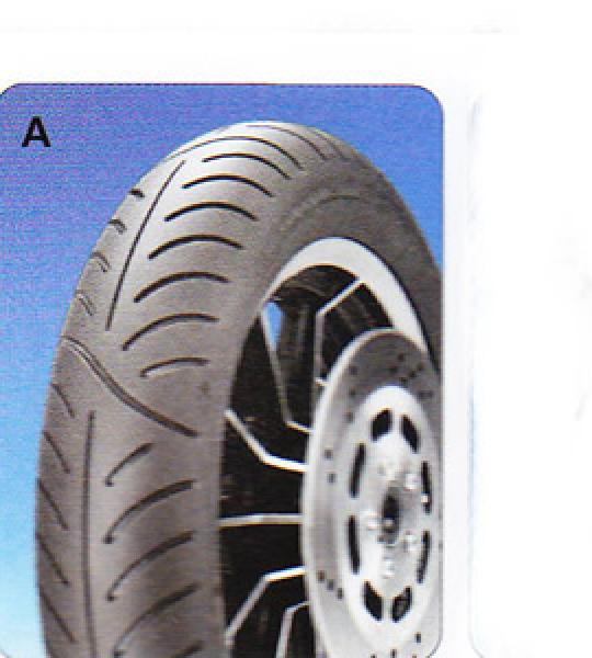 Pneumatico posteriore Avon Venom R 120/70 ZR x 19 Tubeless