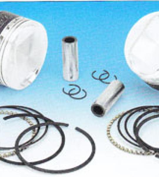 Kit pistoni forgiati WISECO per harley Sportster dal 2004 ad oggi, il kit include 2 pistoni con fasce, spinotti e clips