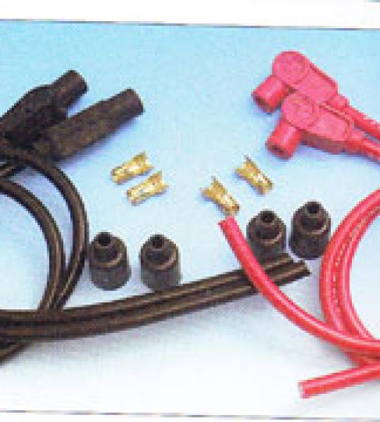 Kit cavi candela Sumax pro rsistore conduttore rosso con pipette candele a 180°