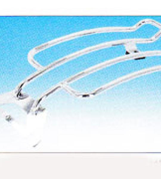 Portapacchi "solo" cromato per Harley Davidson Road King 1997-2008