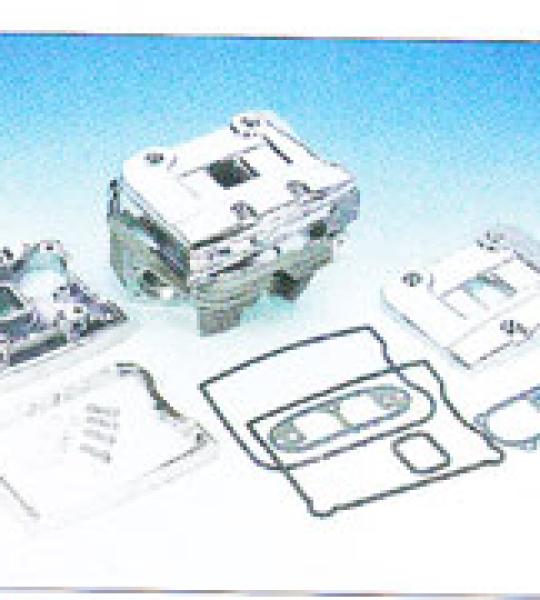 Kit completo coperchi bilanceri cromati per un cilindro per Harley Big Twin dal tardo 1992 ad oggi