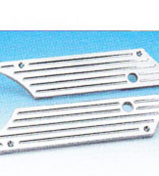 Kit coperture serrature borse in aluminio billet cromate per Harley Davidson modelli Touring dal 1993 ad oggi