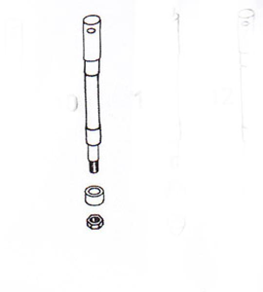Kit minuteria e perno ruota cromato anteriore per Harley FLST dal 2007 ad oggi