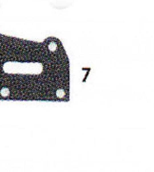 Guarnizione scarico pompa Athena per Harley 45CI Solo & Service Car 1940-1973, Flathead 74 CI e 80CI, UL e ULH 1937-1948