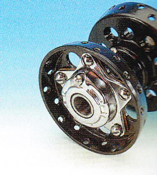 Mozzo ruota vecchio stile per cerchi intercambiabili ant e post per Harley Big Twin e modelli 45"" dal 1936 al 1972