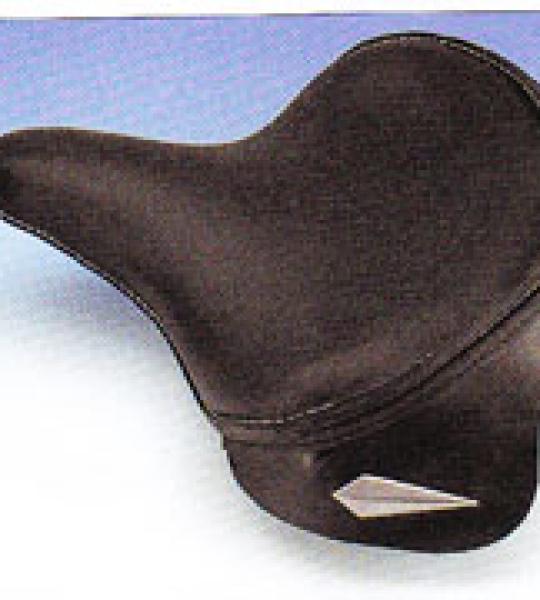 Monosella nera in pelle vecchio stile per Harley Davidson