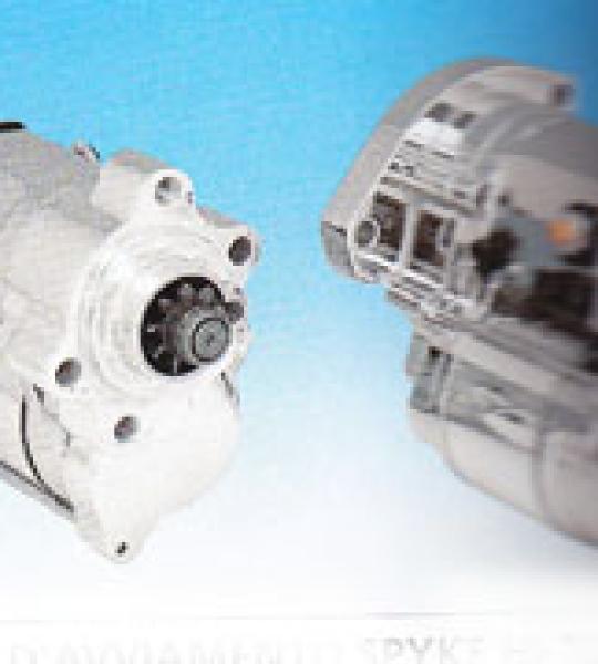 Motorino d'avviamento Spyke Hi-Torque cassa lucidata per Harley FXST, FLST, FXR, FLT e FLHT 1986-1988