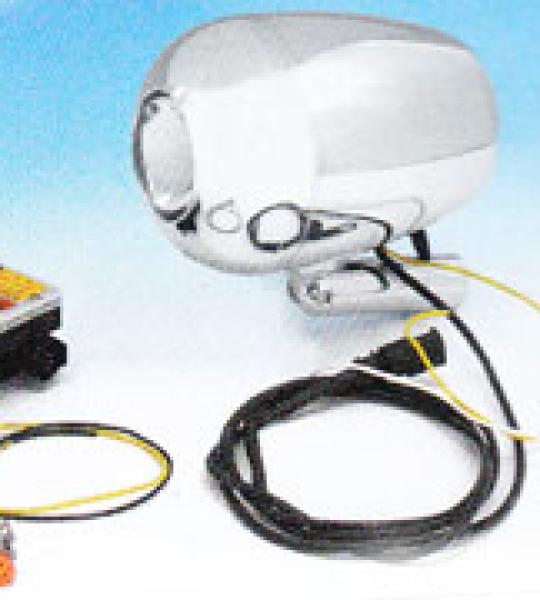 Kit fanale in alluminio lucidato RBS Bi-Xenon per Harley