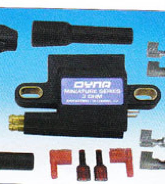 Set due mini bobine Dyna 0.5 Ohm singola uscita per l'uso con accensioni di serie TC88