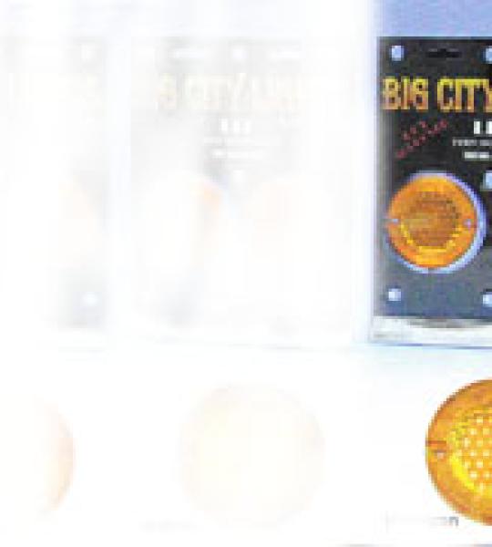 Kit a led rosse singolo fascio disegno hexagon per frecce piatte di seria da 1 3/4 per Harley Davidson Touring e Heritage Softail dal 1986 ad oggi
